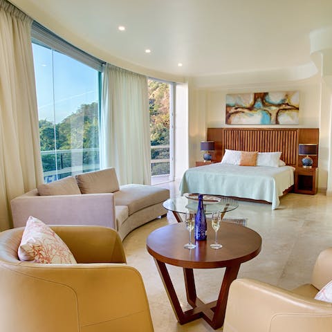 Savour the space in each bedroom suite