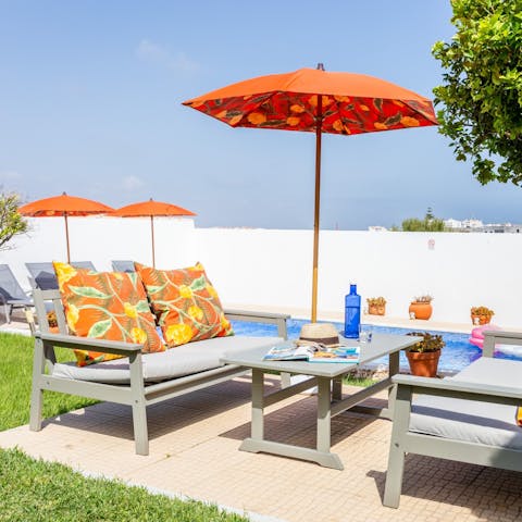 Enjoy some homemade cocktails at the terrace lounge area