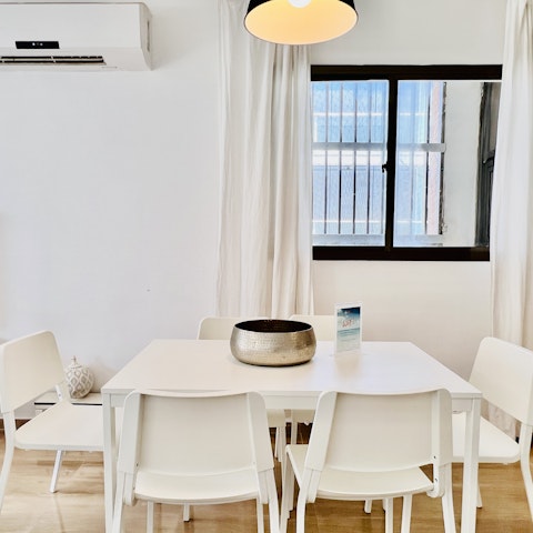 Share fattoush salads and falafel at the dining table