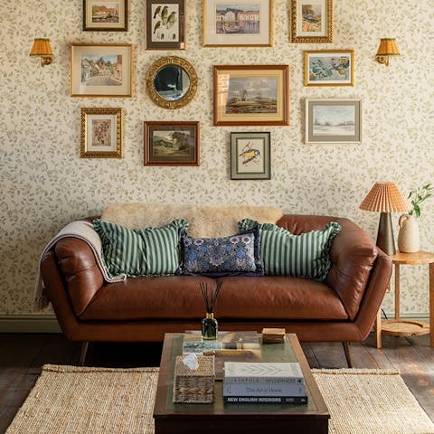 Curl up on the sofa and read a good book
