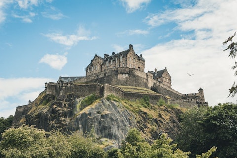Explore Edinburgh Castle, an eleven-minute walk from your door