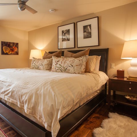 Sleep sound in cosy beds after a day on the slopes