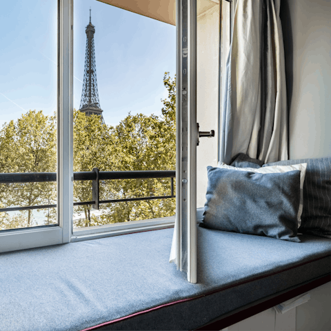 Curl up with a book in the window seat or just admire the views