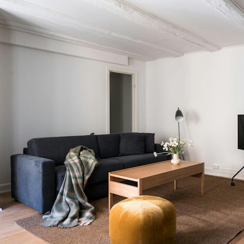 Relax with a movie after a day of sightseeing