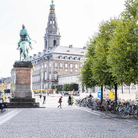 Shop for souvenirs on world-famous Strøget, five minutes away