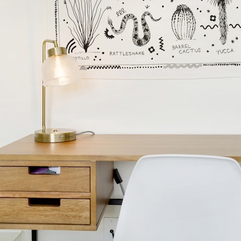 Get some work done with super fast Wifi and a dedicated work space