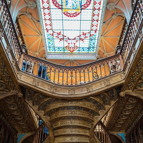 Let the majestic beauty of the Lello Bookstore capture your imagination and find your new favourite read