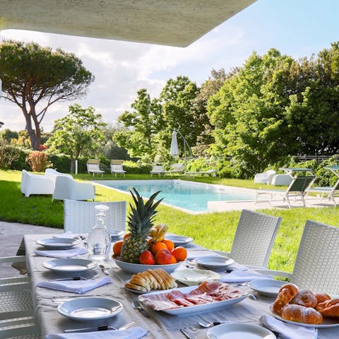 Whip up a few traditional Italian dishes to enjoy alfresco on the garden patio