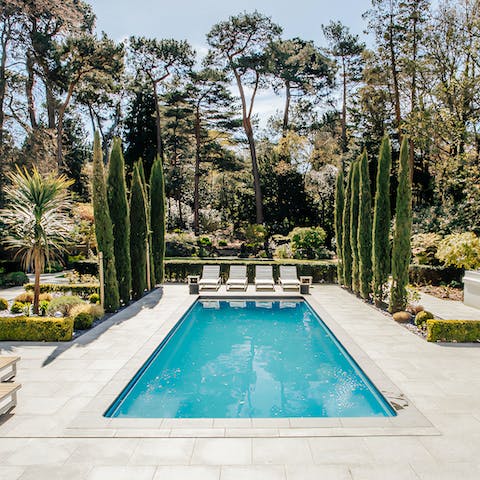 Enjoy a wonderful state of relaxation while lounging by the pool