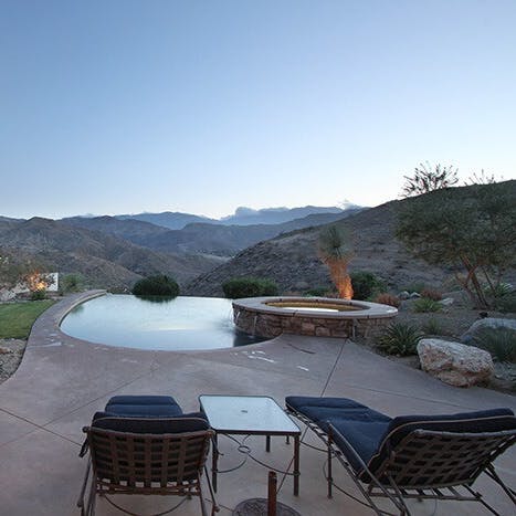 Drink in the views from your sun lounger, margarita in hand
