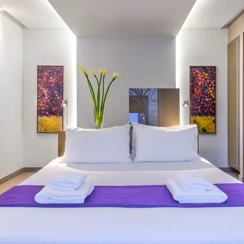 Get a good night's sleep in the comfortable bed and wake up feeling ready for adventure