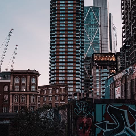Stay in trendy Shoreditch, close to cafes, bars and restaurants
