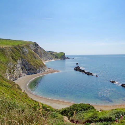 Explore Dorset, including the beautiful Jurassic Coast