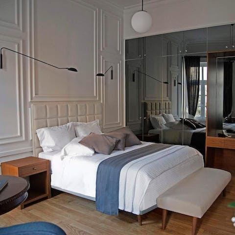 Rest easy in the sumptuous bedrooms after a long day of exploring