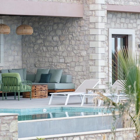 Spend slow afternoons lounging by the pool
