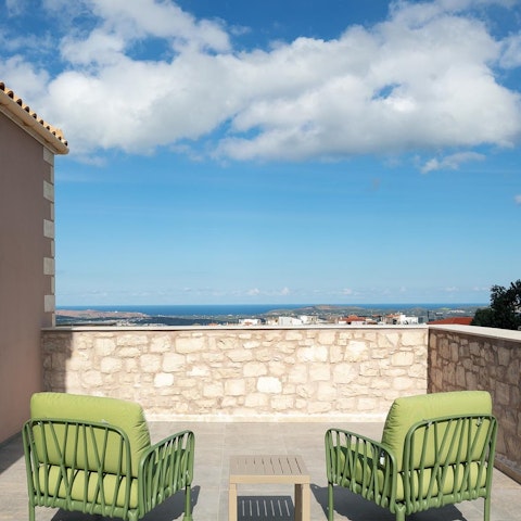 Find the perfect spot to enjoy the views from the terrace