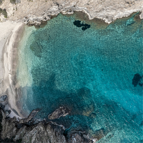 Explore the beaches of northern Crete – Bali is a short drive away