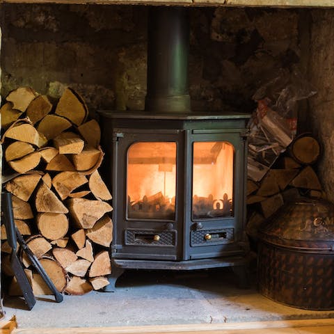 Grab an engaging read from the bookshelf and curl up by the fire on a chilly winter's eve