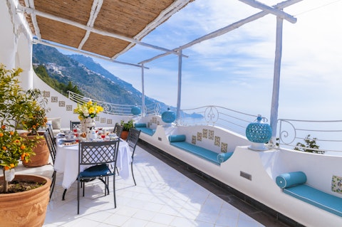 Dine alfresco in the golden sunshine