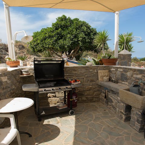 Fire up the barbecue for a celebratory dinner