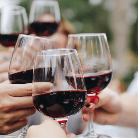 Let your host arrange some wine tasting in the comfort of your home