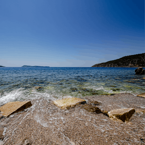 Take the short drive over to Štikovica Beach to bliss out in the sunshine