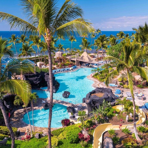 Enjoy the resort amenities, including the pools