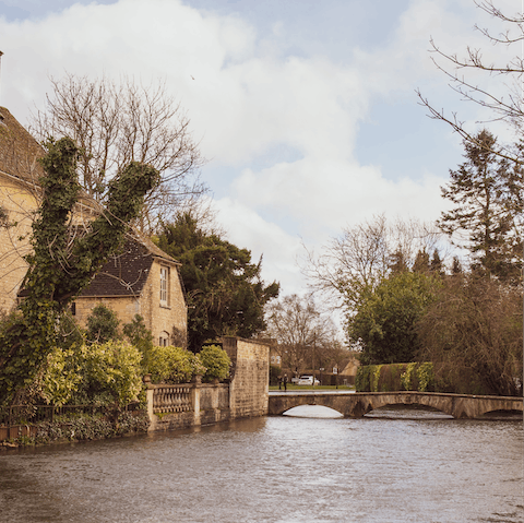 Explore nearby Bourton-on-the-Water – it's an eight-minute drive