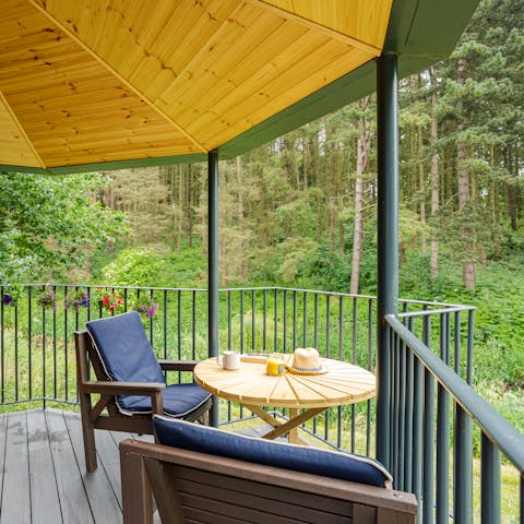 Sip wine on the balcony and revel in the tranquillity