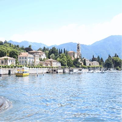 Take a boat ride on Lake Como to soak up the scenery from the water