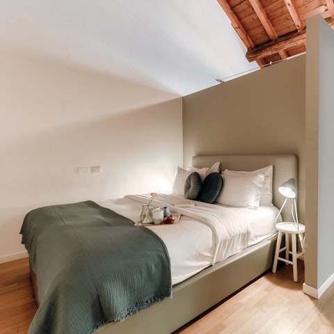 Relax in this super-comfortable bed