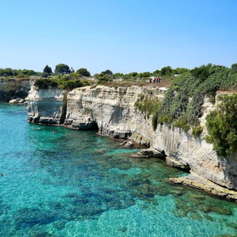 Explore the Salento area, including the nearby town of Racale
