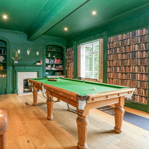 Gather for lighthearted family fun in the games room