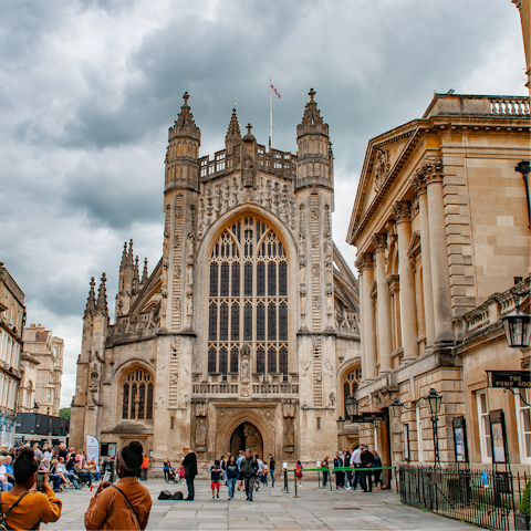 Wander over to Bath Abbey, just a short stroll away