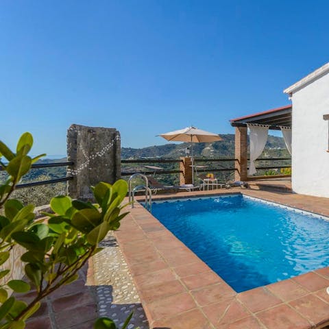 Spend idyllic days gazing at the views whilst swimming in the pool