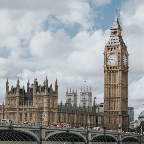 Take the short journey into central London and explore all the sights of this historic capital