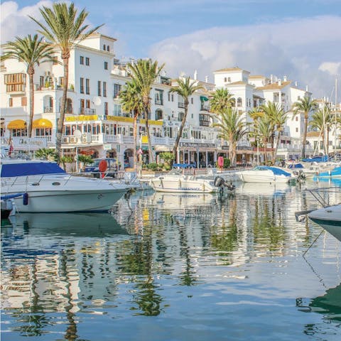 Take a boat cruise from nearby Puerto de la Duquesa marina