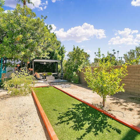 Embrace a new favourite sport on the bocce ball court