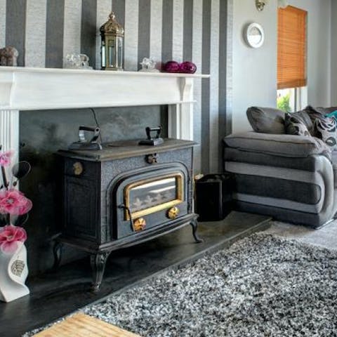We love this quaint little stove