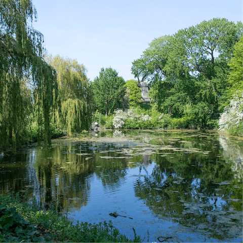 Visit the pretty Østre Anlæg park – a twenty-five minute walk from the apartment