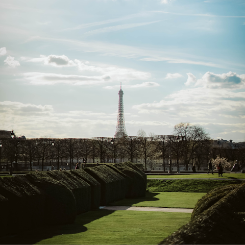 Take a picnic to Jardin des Tuileries – it's a stone's throw away