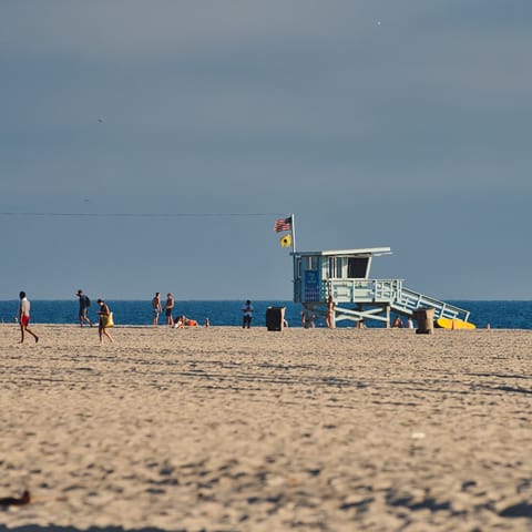 Take a short stroll down to Venice beach