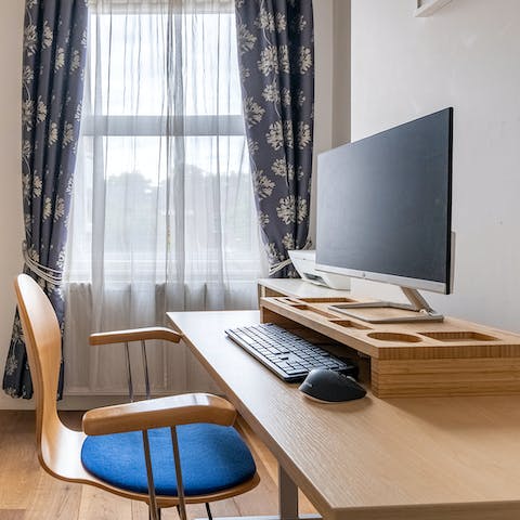 Get some work done in the peace and quiet of the office