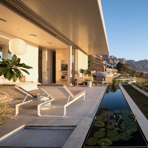 Make the balcony your morning coffee spot while you plan the day ahead
