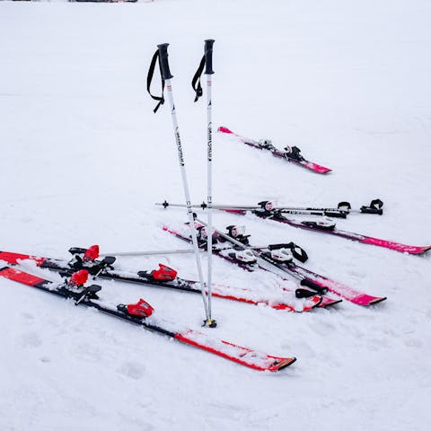 Spend your time skiing in fresh snow