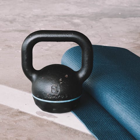 Start your morning with an uplifting workout in the private gym