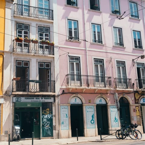 Wander through the popular Barrio Alto neighbourhood, minutes away