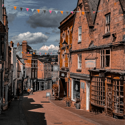 Enjoy leisurely strolls through the heart of Stroud