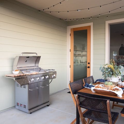 Fire up the barbecue for a family feast