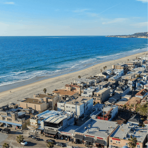 Hit the sand and surf at Mission Bay